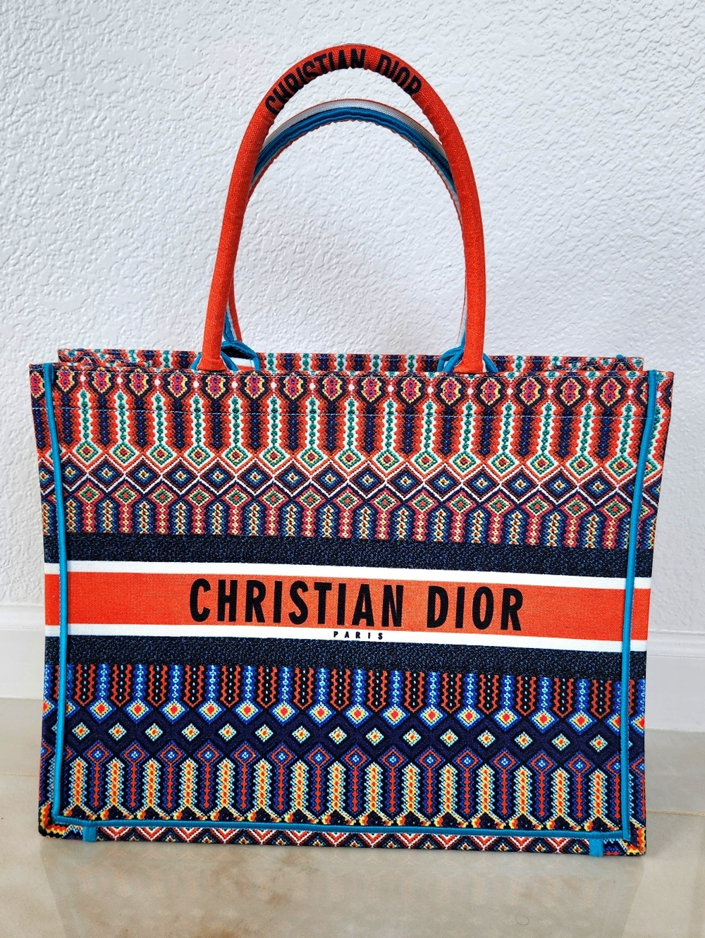 Large Colorful Book Tote Bag